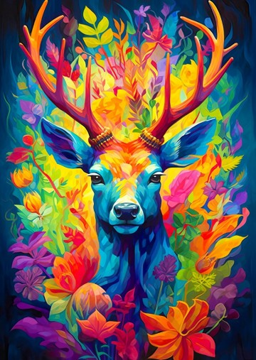 Puzzelwereld   enjoy   1000 stukjes   gekroond hert   ej2222