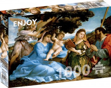 Puzzelwereld   enjoy   1000 stukjes   maria met kind 2   ej1536