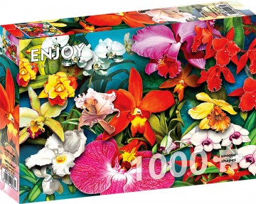 Puzzelwereld   enjoy   1000 stukjes   orchideeen jungle 2   ej2033