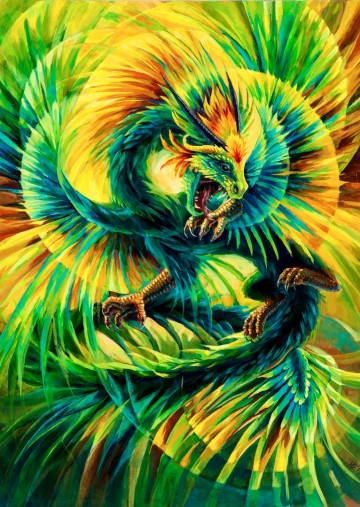 Puzzelwereld   enjoy   1000 stukjes   quetzalcoatl   ej2014