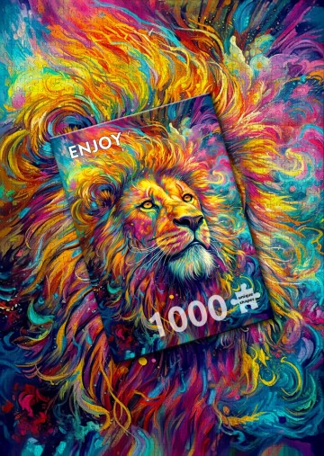 Puzzelwereld   enjoy   1000 stukjes   stralende koning 2   ej2205