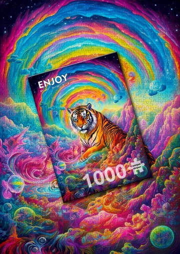 Puzzelwereld   enjoy   1000 stukjes   waar de tijger heerst 2   ej2204