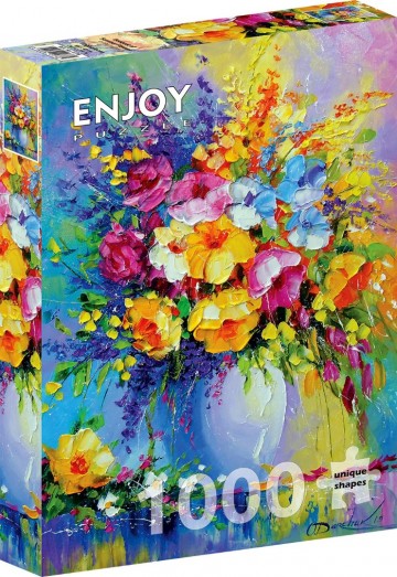 Puzzelwereld   enjoy   1000 stukjes   zomerbloemen   2 ej1778