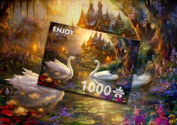 Puzzelwereld   enjoy   1000 stukjes   zwanenzang 2   ej2184
