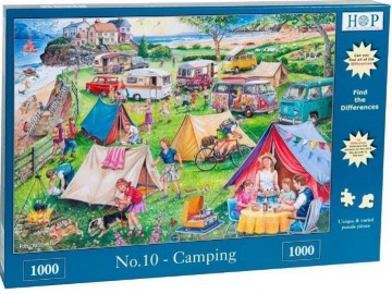 Puzzelwereld   legpuzzel   house of puzzles 3824 nr10 camping 1000 stukjes d