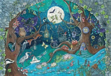 Puzzelwereld   legpuzzel   ravensburger   hout   175161   fantasy forest   500 stukjes p