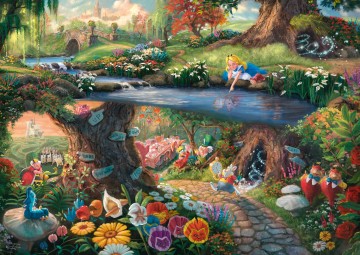 Puzzelwereld   legpuzzel   schmidt   59636   thomas kinkade   disney   alice in wonderland   1000 stukjes