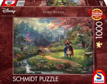 Puzzelwereld   legpuzzel   schmidt   59672   thomas kinkade   disney   mulan d  1000 stukjes
