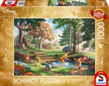 Puzzelwereld   legpuzzel   schmidt   59689   thomas kinkade   disney   winnie the pooh d  1000 stukjes