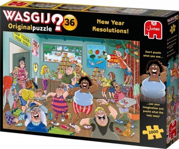 Puzzelwereld   legpuzzels   wasgij original 36 goede voornemens puzzel   1000 stukjes r