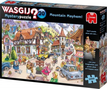Puzzelwereld   legpuzzels  wasgij mystery 20 vakantie in de bergen puzzel   1000 stukjes r