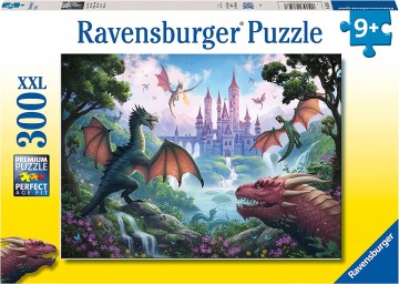 Puzzelwereld   ravensburger   133567   magische draak   300 stukjes d