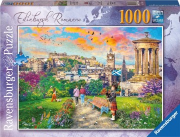 Puzzelwereld   ravensburger   173020   edinburgh romance   1000 stukjes d