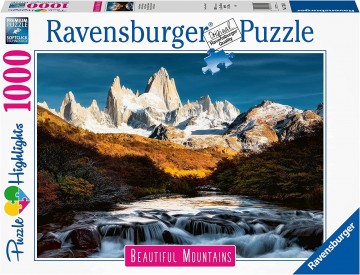 Puzzelwereld   ravensburger   173150   monte fitz roy patagonie   1000 stukjes s