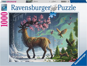 Puzzelwereld   ravensburger   173853   hert van de lente   1000 stukjes d
