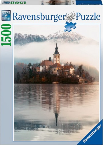Puzzelwereld   ravensburger   174379   het eiland van wensen bled slovenie   1500 stukjes d