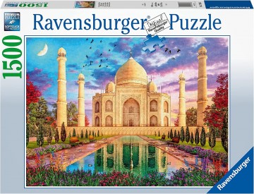 Puzzelwereld   ravensburger   174386   betoverende taj mahal   1500 stukjes d