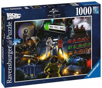 Puzzelwereld   ravensburger   174515   back to the future   1000 stukjes d