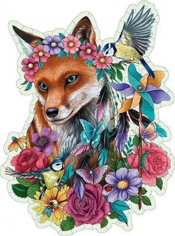 Puzzelwereld   ravensburger   hout   175123   vos   150 stukjes p