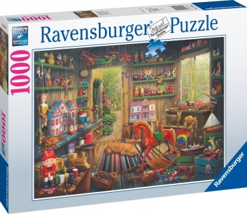 Puzzelwereld   ravensburger  170845    nostalgisch speelgoed   1000 stukjes d
