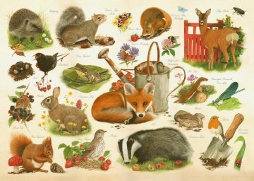 Puzzelwereld   the house of puzzles   greenwood collection   1000 stukjes   t6214   are you in my garden