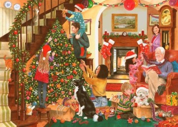 Puzzelwereld   the house of puzzles   kenmore collection   t6122   500 xl stukjes   decorating the tree