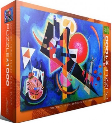 Puzzelwereld legpuzzel eurographics 1897 kandinsky in blauw 1000 stukjes L