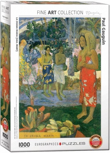 Puzzelwereld legpuzzel eurographics 0835 paul gauguin la orana maria 1000 stukjes L