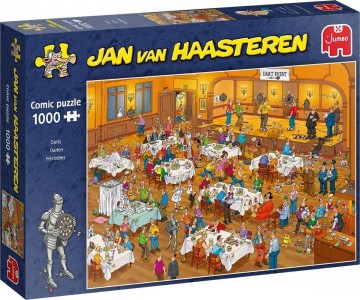 Puzzelwereld  jan van haasteren darts puzzel   1000 stukjes links