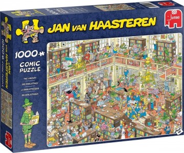 Puzzelwereld  jan van haasteren de bibliotheek puzzel   1000 stukjes links