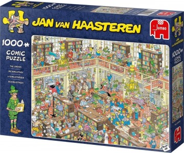 Puzzelwereld  jan van haasteren de bibliotheek puzzel   1000 stukjes rechts