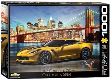 Puzzelwereld legpuzzel 0735 euroghrapics 2015 chevrolet corvette Z06 1000 stukjes L