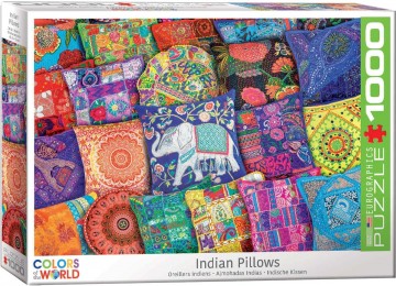 Puzzelwereld legpuzzel euroghrapics 5470 indian pillows 1000 stukjes L
