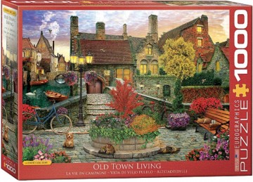 Puzzelwereld legpuzzel euroghrapics 5531 old town living 1000 stukjes L