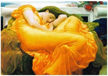 Puzzelwereld legpuzzel eurographics 3214 frederick lord leighton flaming june 1000 stukjes P