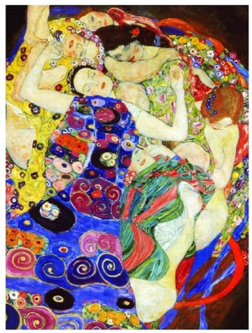 Puzzelwereld legpuzzel eurographics 3693 gustav klimt jungfrauen 1000 stukjes P