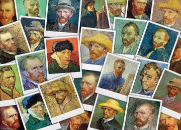 Puzzelwereld legpuzzel eurographics 5308 van gogh vincent selfies 1000 stukjes P