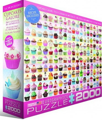 Puzzelwereld legpuzzel eurographics 0629  cupcakes collectie 2000 stukjes L