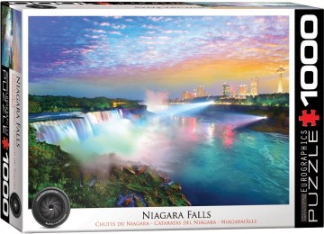 Puzzelwereld legpuzzel eurographics 0770 globetrotter niagarawatervallen 1000 stukjes L