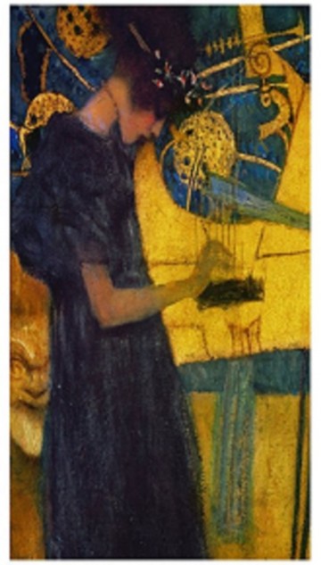 Puzzelwereld legpuzzel eurographics 1991 gustav klimt muziek 1000 stukjes P