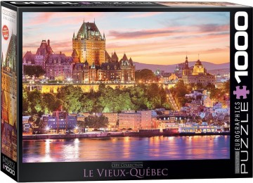 Puzzelwereld legpuzzel eurographics 0763 Het oude Quebec 1000 stukjes L