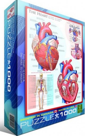 Puzzelwereld legpuzzel eurographics 0257 het hart 1000 stukjes L
