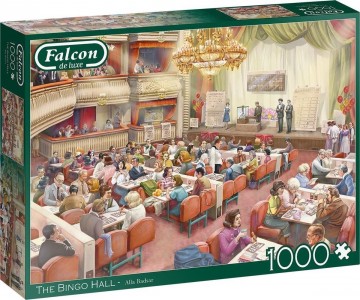 Puzzelwereld legpuzzel falcon de luxe 11316 the bingo hall 1000 stukjes L
