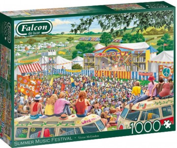 Puzzelwereld legpuzzel falcon de luxe 11304 summer music festival 1000 stukjes L