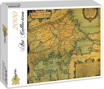Puzzelwereld legpuzzel grafika 00166 carte de la thrace antique indiquant la province deurope ive siecle 2000 stukjes L