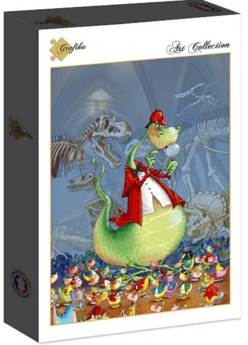 Puzzelwereld grafika dino detective 2000 stukjes d