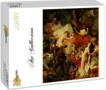 Puzzelwereld legpuzzel grafika 00783 de dood van sardanapalus 1500 stukjes L
