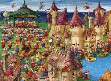 Puzzelwereld grafika heksenbraderie 2000 stukjes p