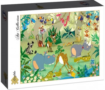 Puzzelwereld grafika jungledieren 2000 stukjes d