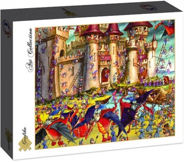 Puzzelwereld grafika ridders het beleg 2000 stukjes d